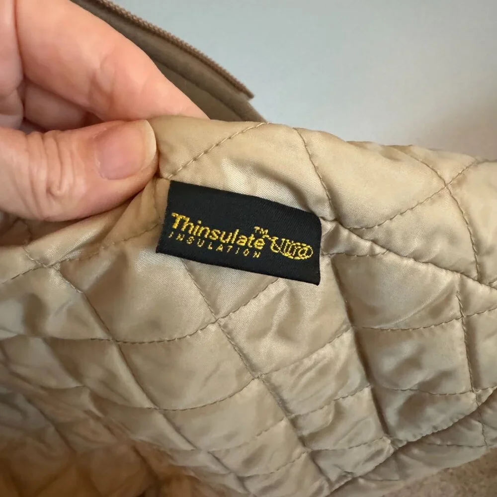Vintage L.L. Bean Duffel Coat with Removable Hood - Lined - Camel - Size M - Picture 8 of 16